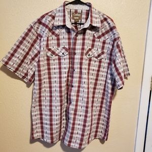 Cowboy Legend Pearl‎ Snap Button Shirt NWOT Size 2x